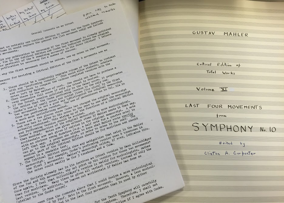 Carpenter's Rendition of Mahler's Tenth Symphony, Cubic Footnotes