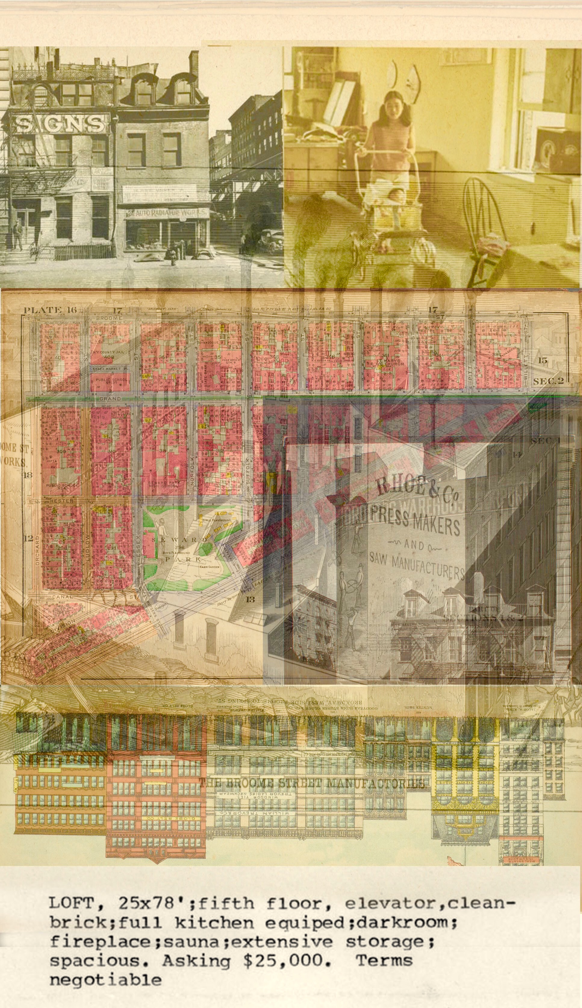 SOHO Digital Collage, NYPL Digital Archives